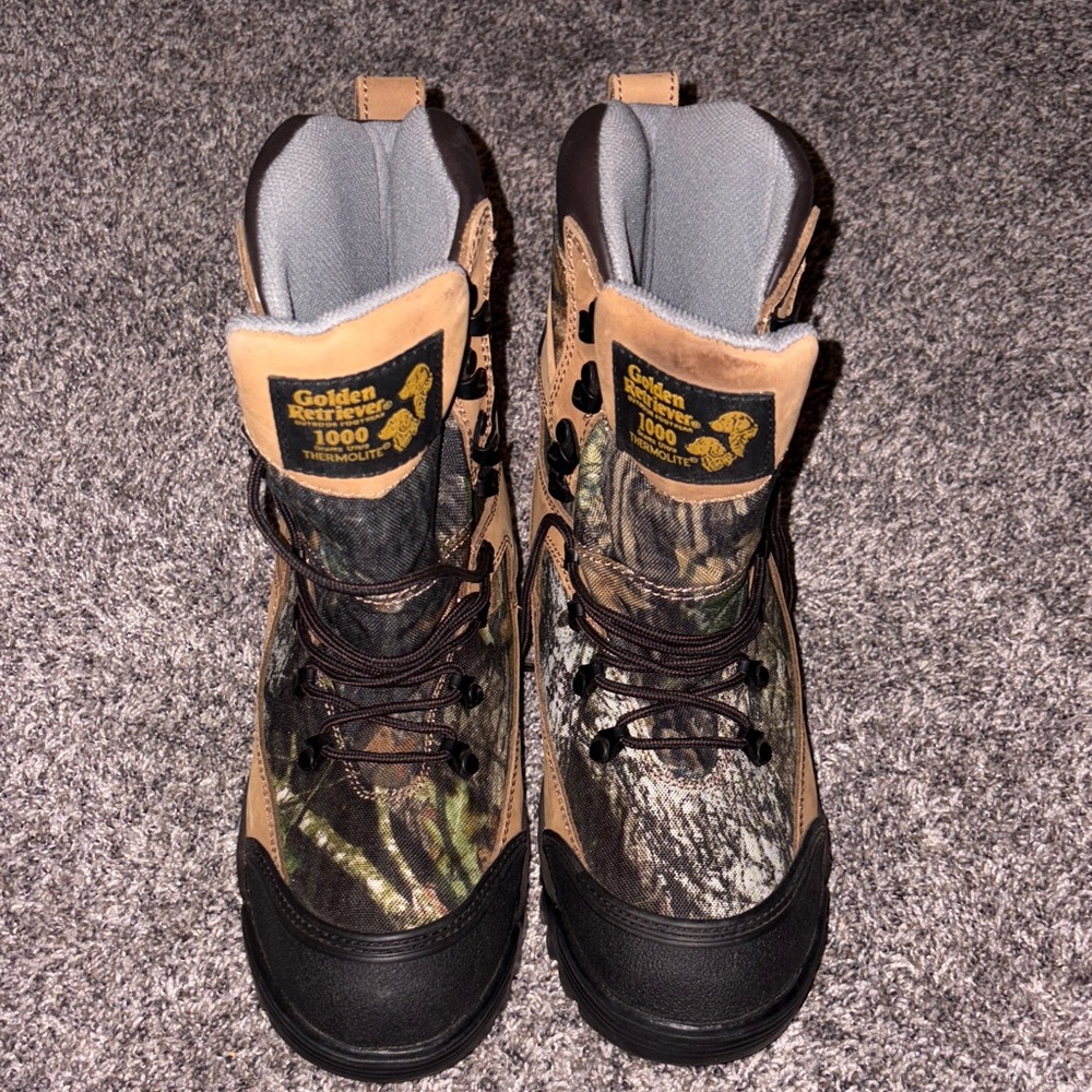 Golden Retriever Camouflage Hunting Boots